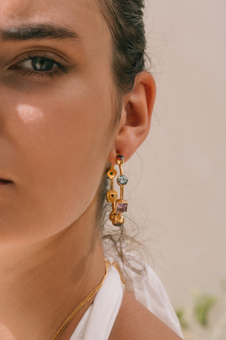Galaxy Hoop Earing