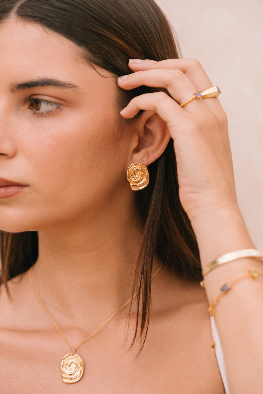 Growth Spiral Earrings x Sian Mckeever