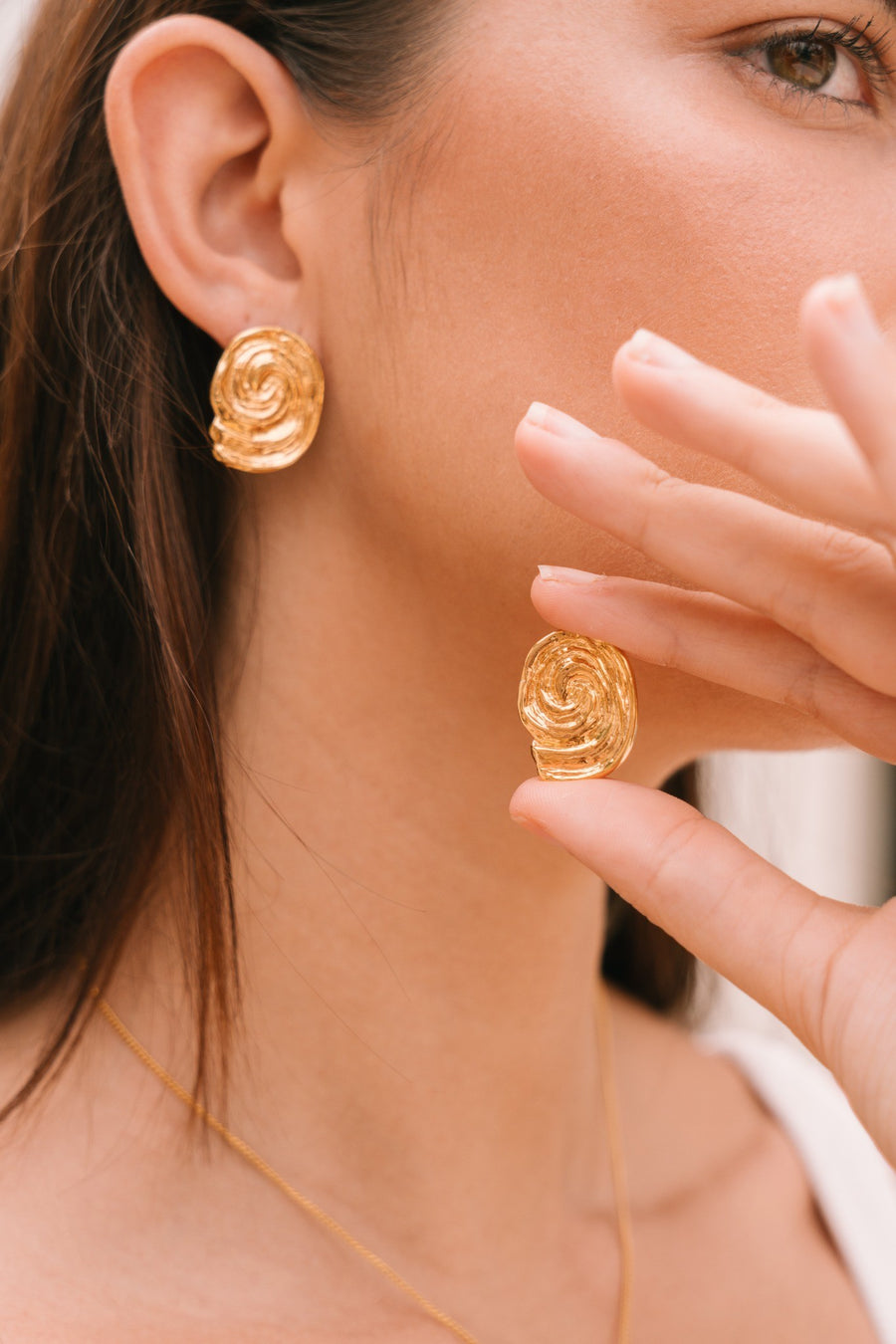 Growth Spiral Earrings x Sian Mckeever