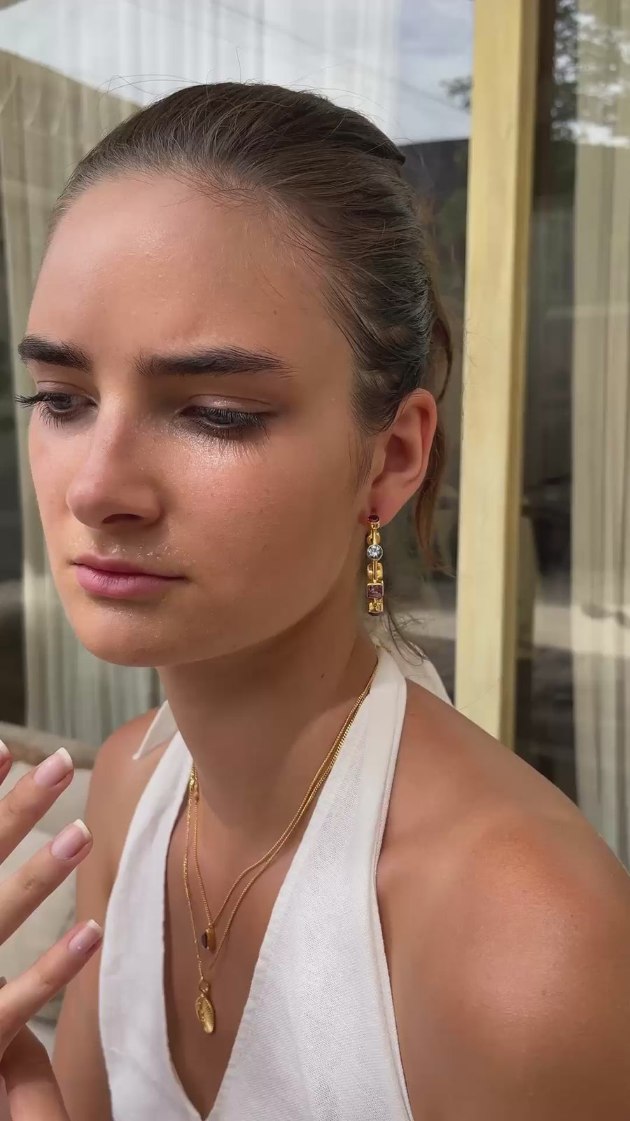Galaxy Hoop Earing